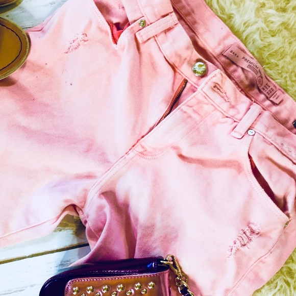 Peachy Pink Zara Jeans - Picture 2 of 7